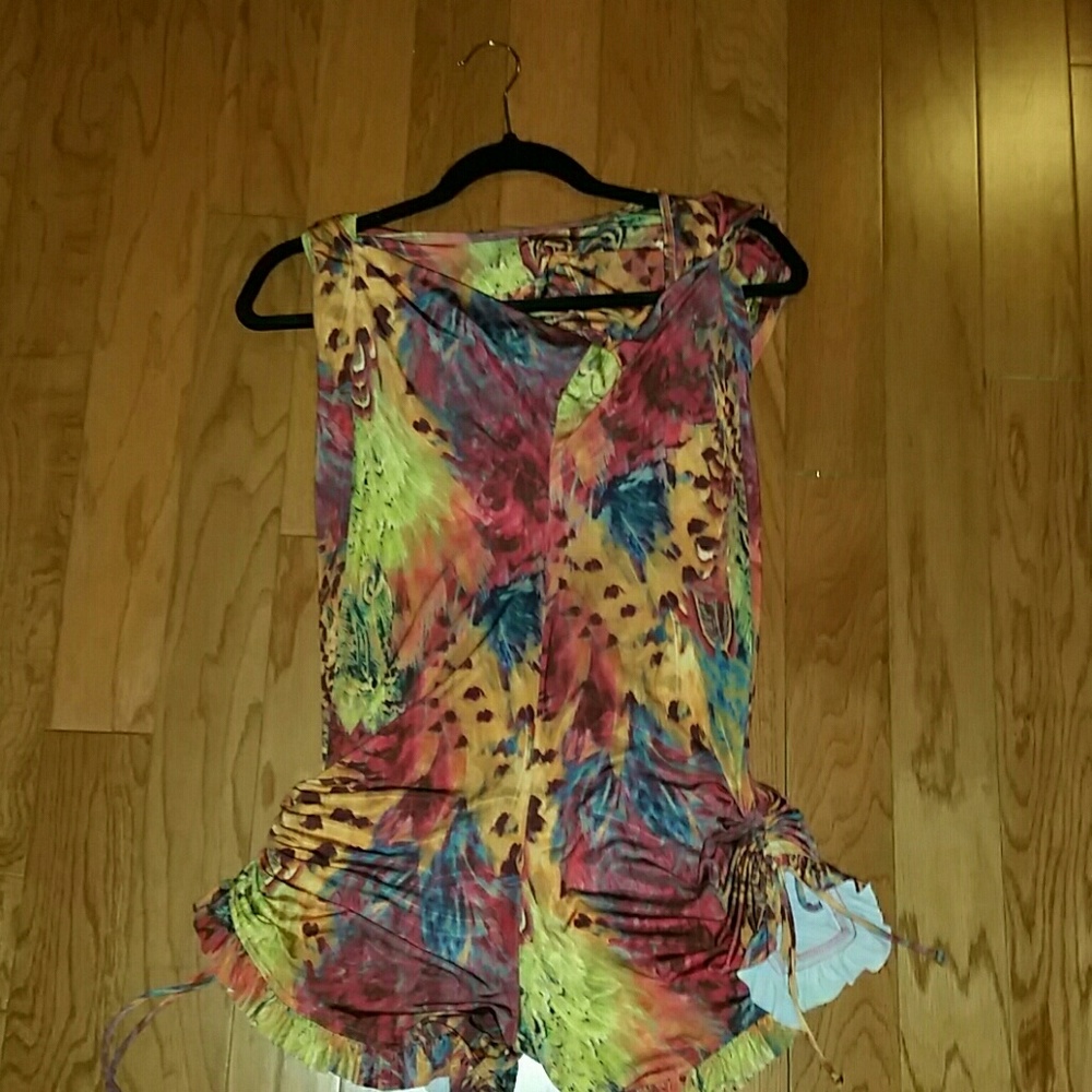 Boho gypsy hoodie romper